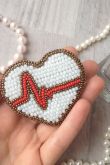 Сердечко из бисера