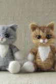Котик амигуруми крючком