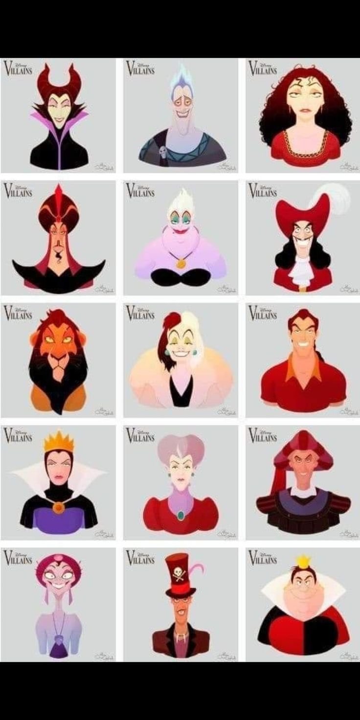 Disney Villains персонажи