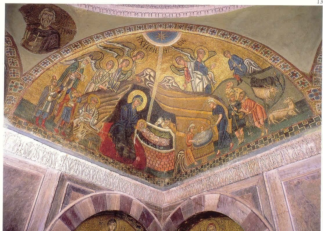 Монастырь Осиос Лукас мозаики