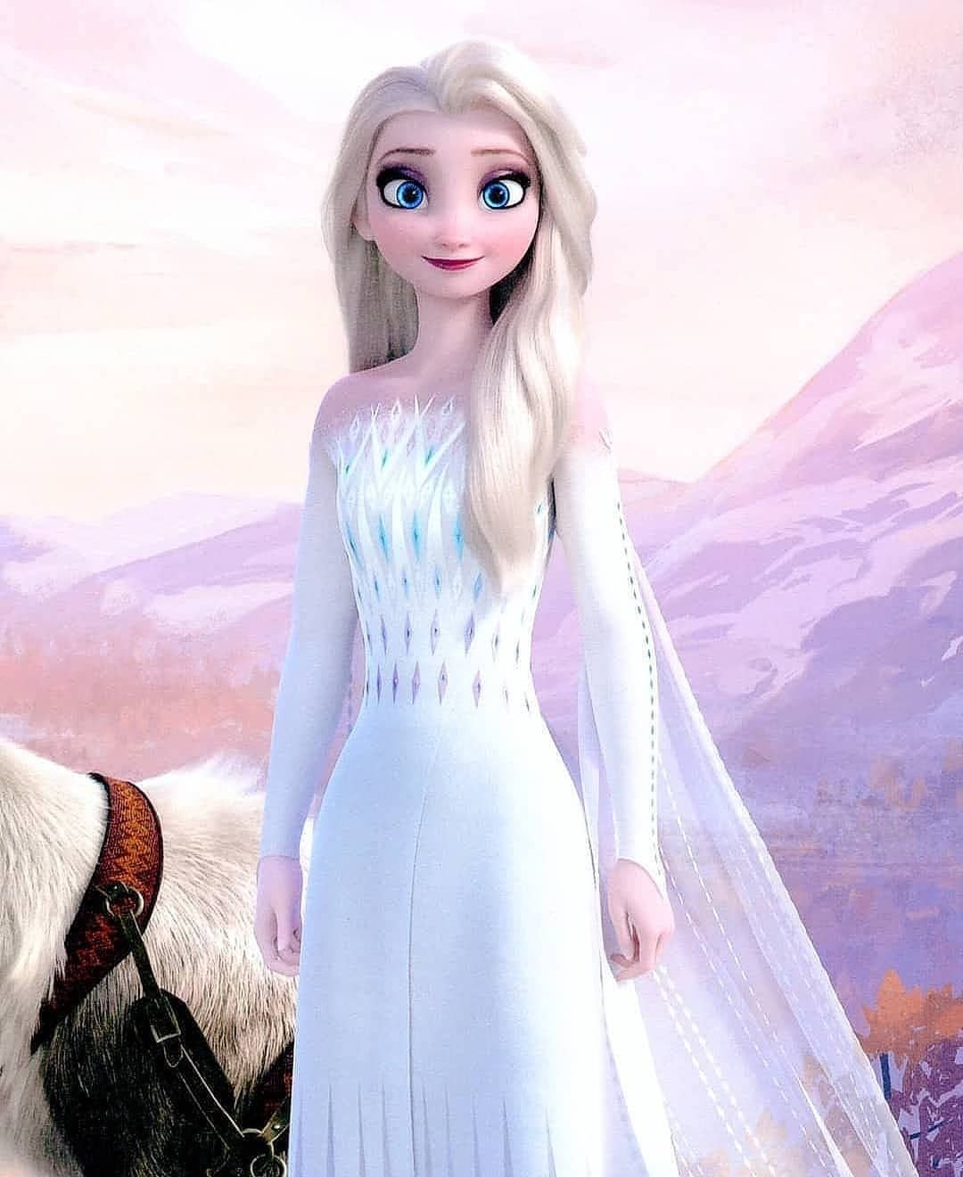 Frozen 2 Elsa с распущенными волосами