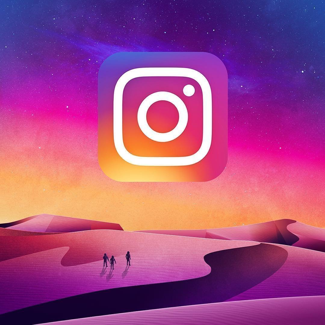Instagram красивый логотип