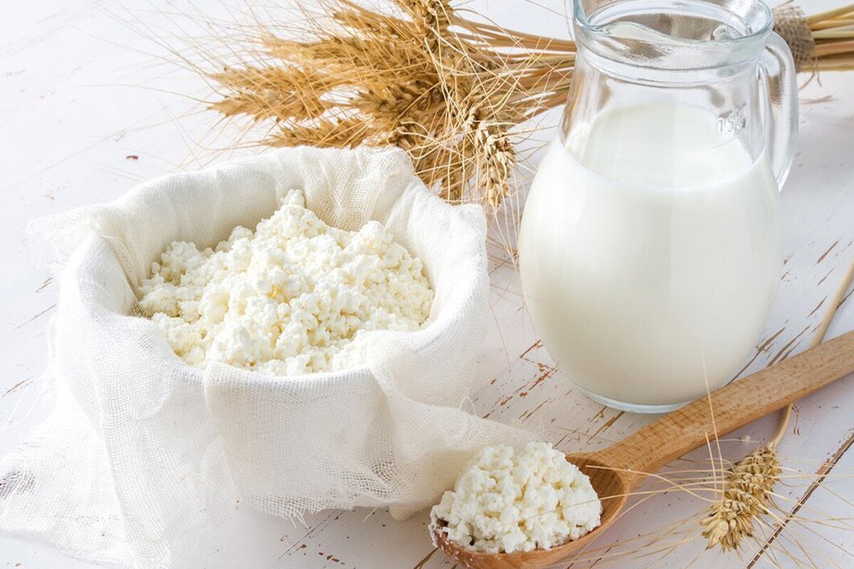 Молочные продукты творог
