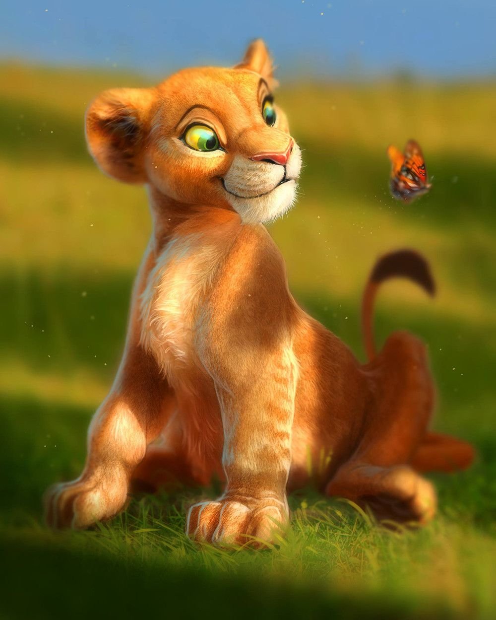 Симба мультик Король Лев