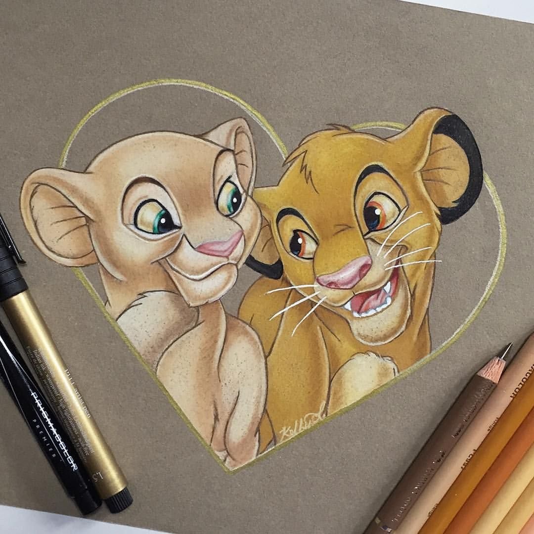 Дисней скетчи Король Лев