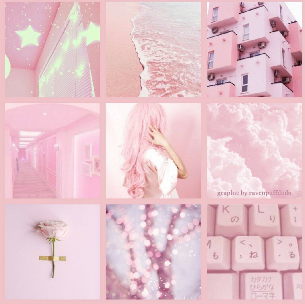 Aesthetic Pastel коллаж Pink Pastel