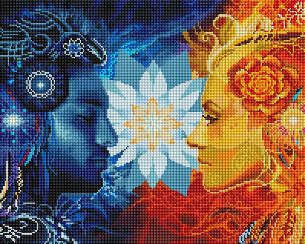 Алмазная мозаика Инь Янь