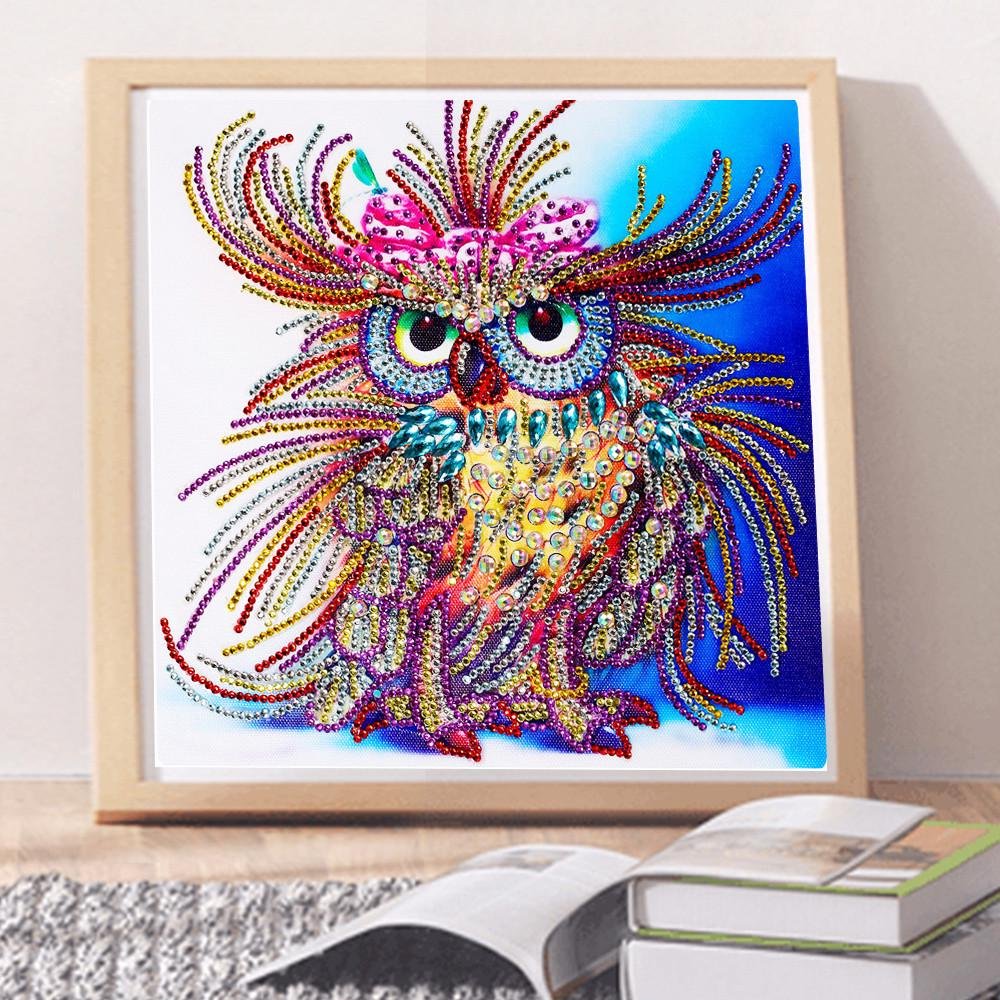 Painting Diamond алмазная мозаика Сова