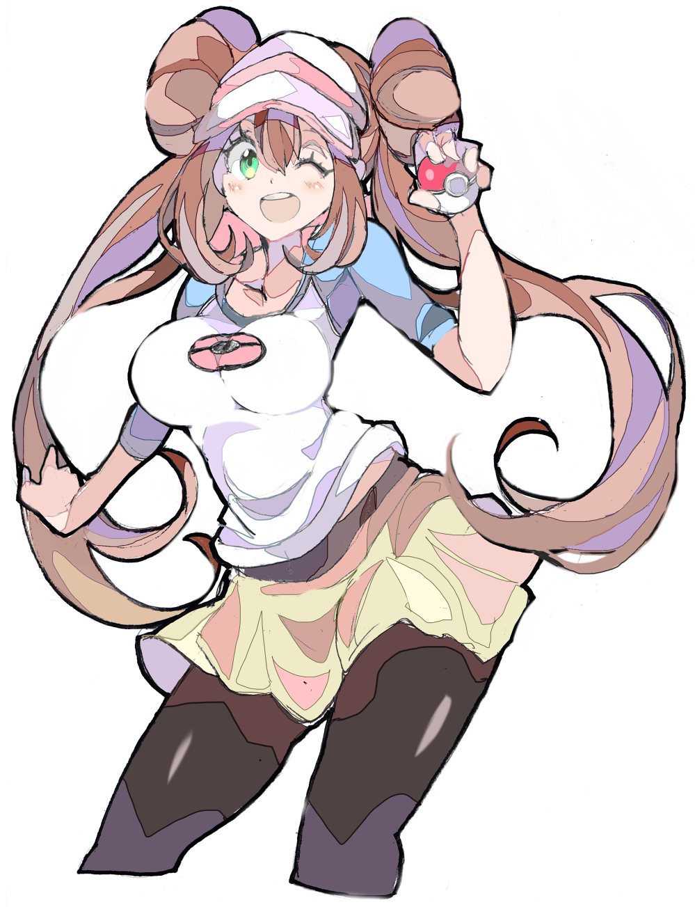 Pokemon Rosa арт