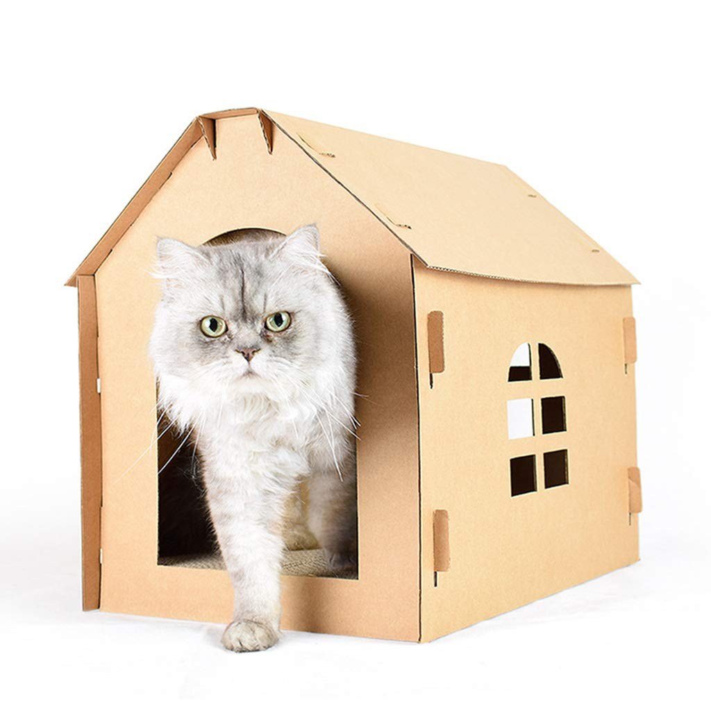 Картонный дом для кота