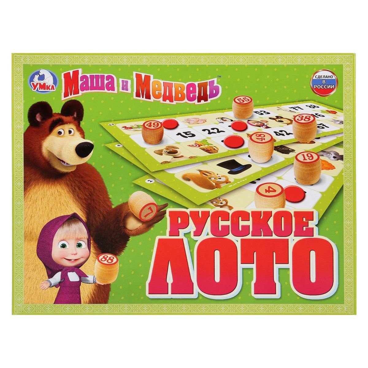 Настольная игра Умка Маша и медведь. Русское лото
