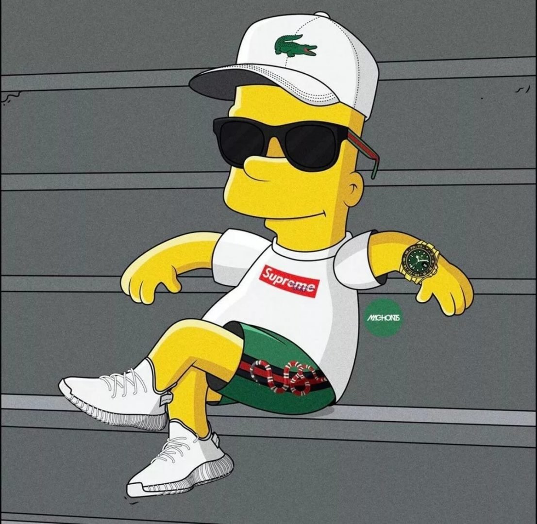 Барт симпсон Supreme