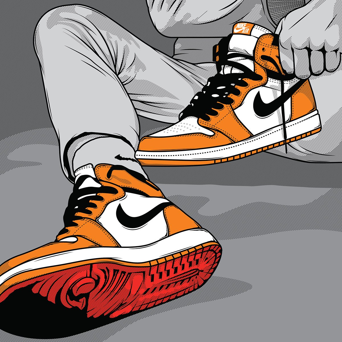Nike Air Jordan 1 Art