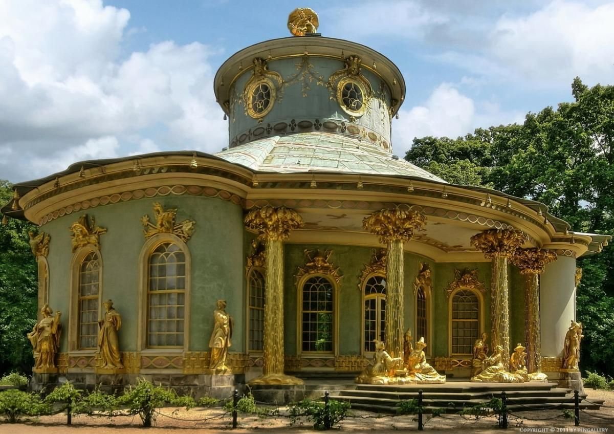 Сан-Суси Потсдам китайский чайный домик