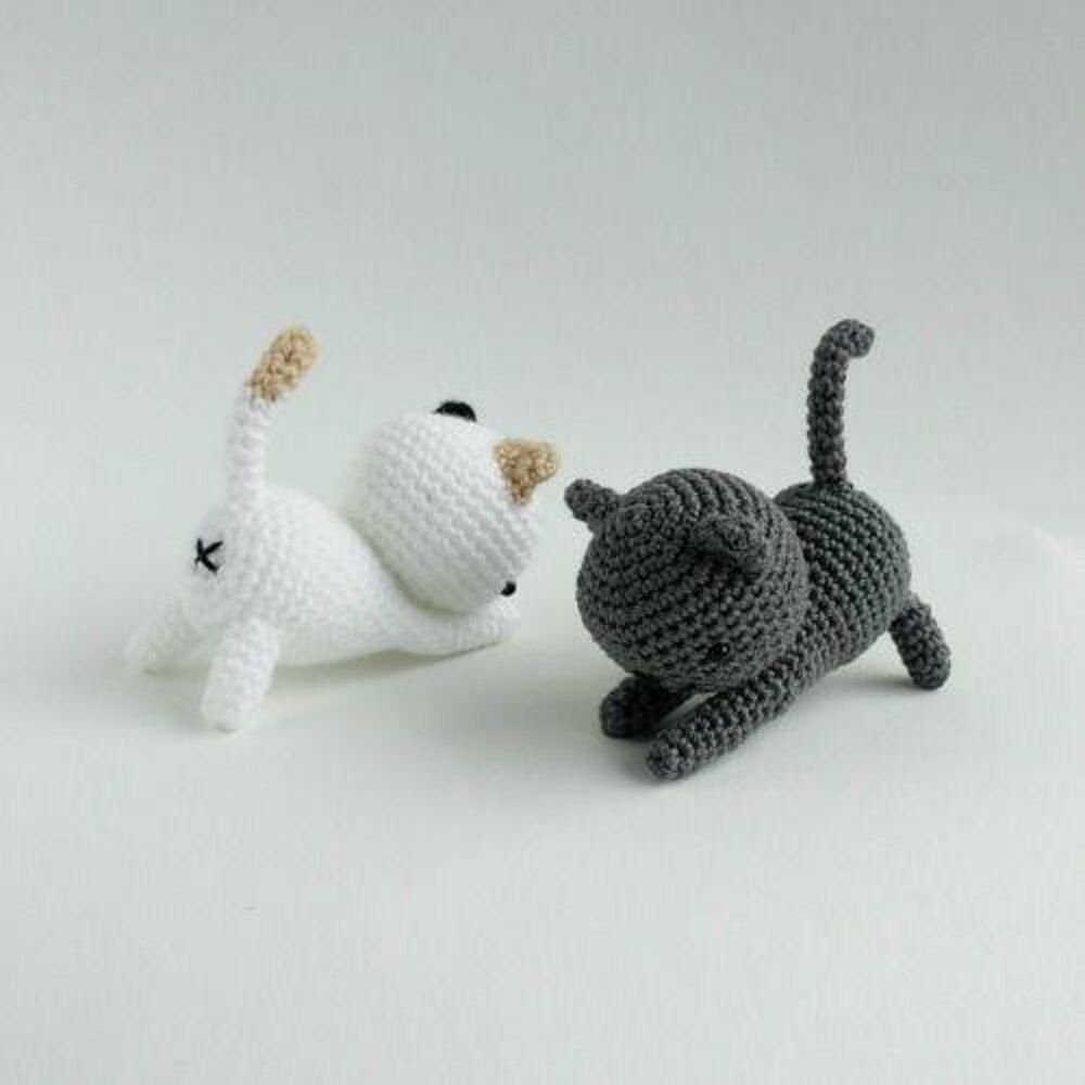 Котик амигуруми Neko Atsume