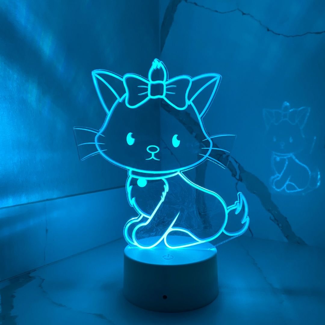 Светильник котик