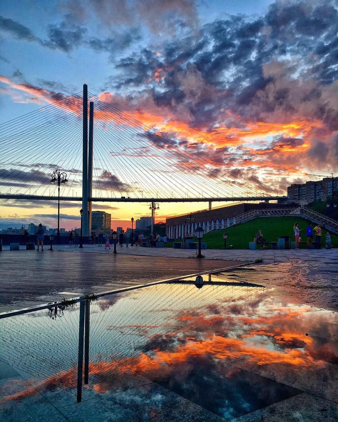Владивосток мост золотой Рог Эстетика