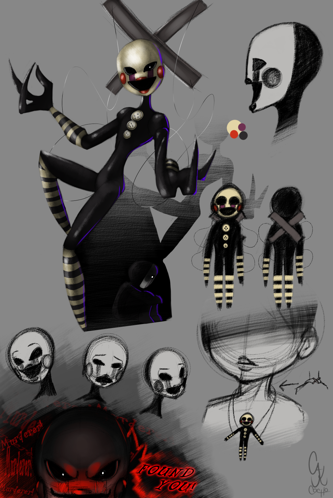 Кошмар марионетка ФНАФ