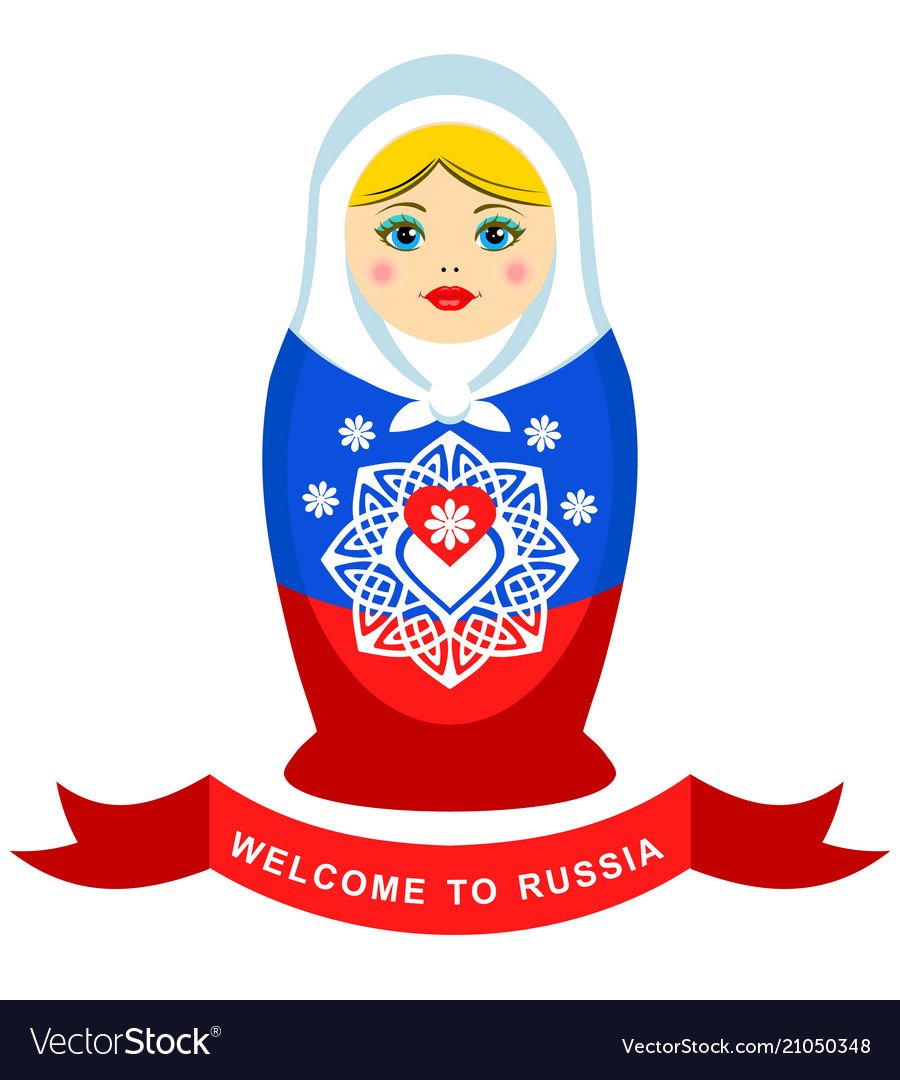 Матрешка Триколор