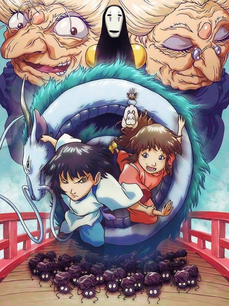 Унесённые призраками Хаяо Миядзаки 2001