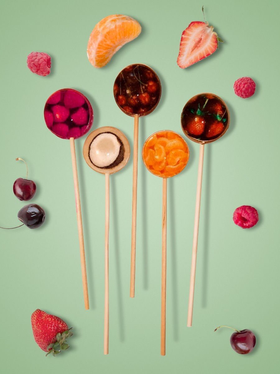 Японские леденцы Lollipop Peng yi фруктовый