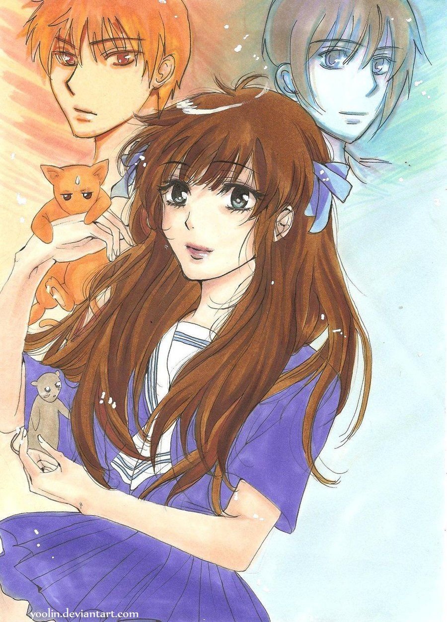 Корзинка фруктов аниме 1998