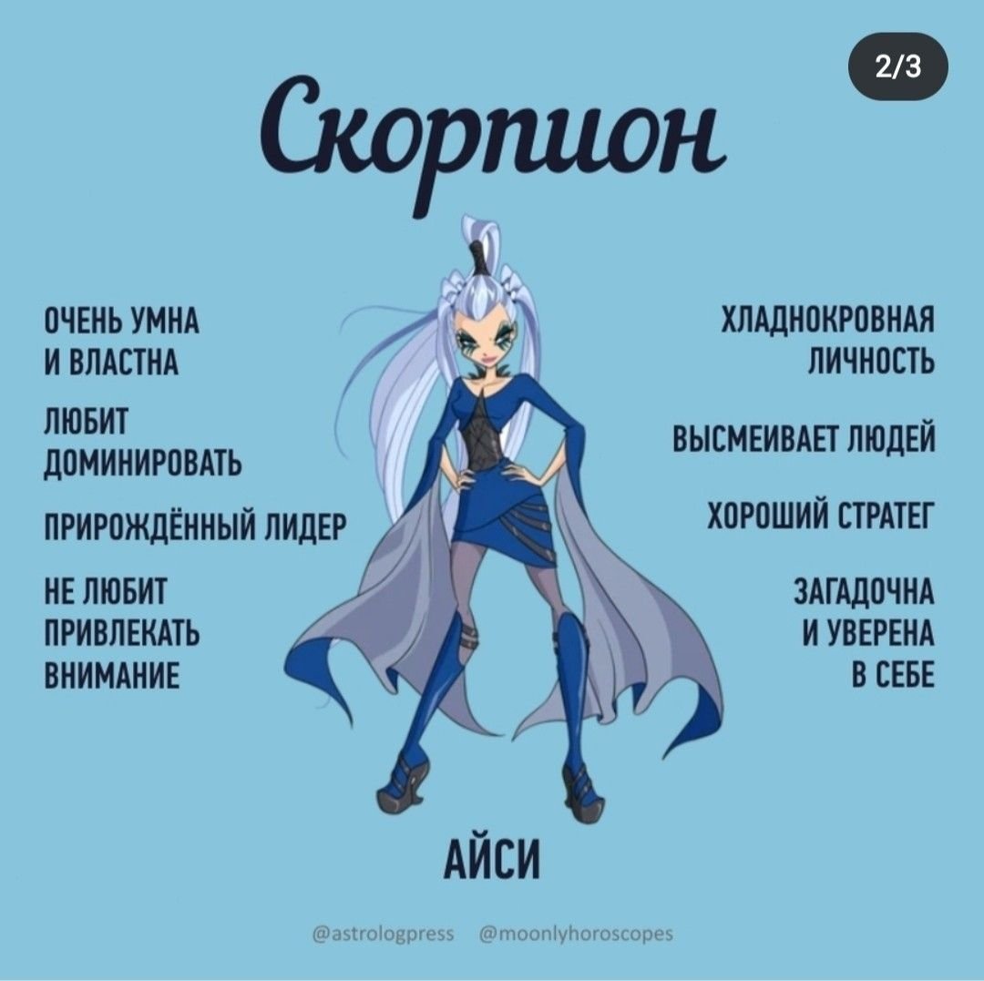 Знаки зодиака Винкс