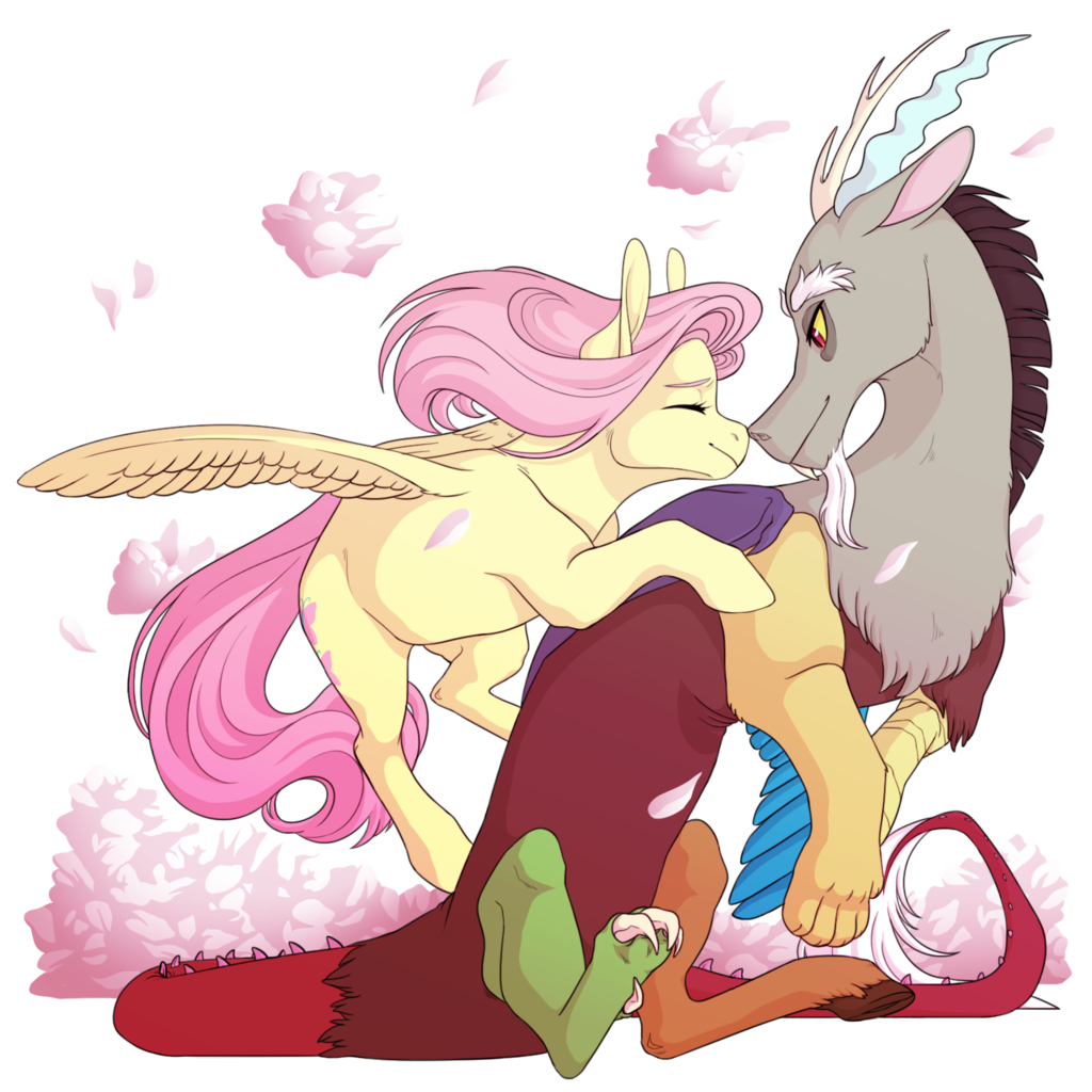 My little Pony Дискорд и Флаттершай