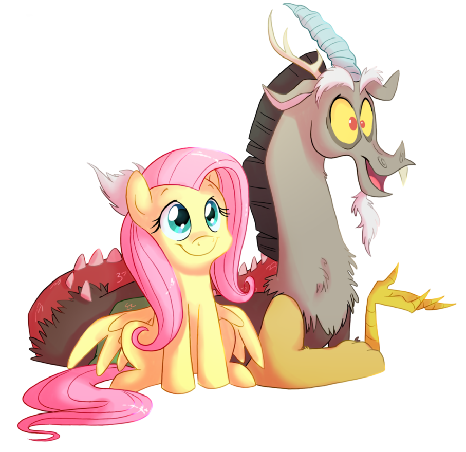 My little Pony Дискорд и Флаттершай