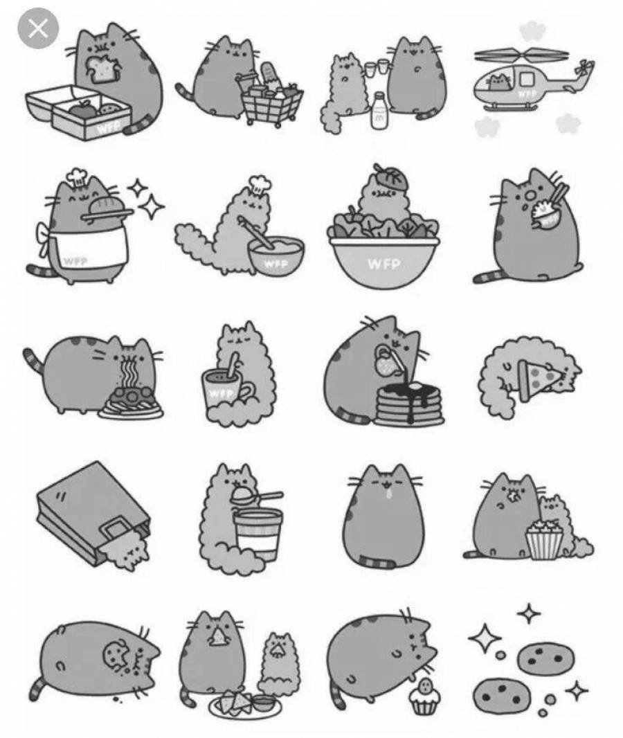 Кот Pusheen