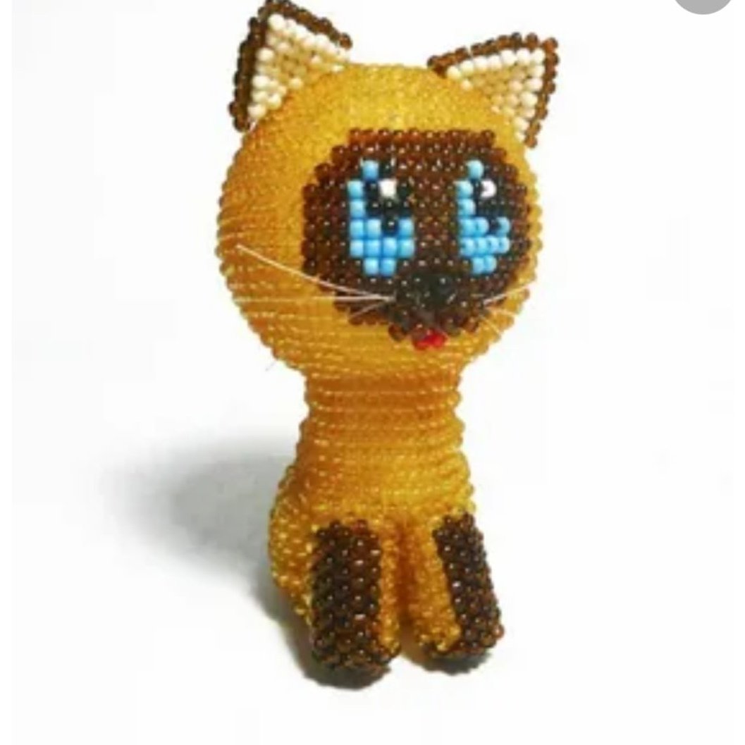 Кошка из бисера