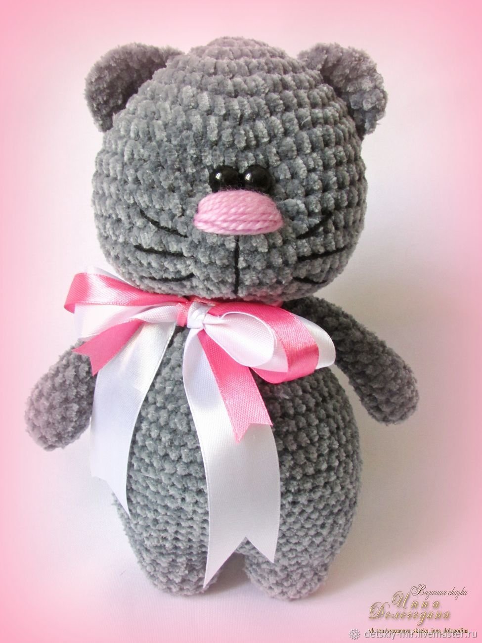 Кот Басик амигуруми