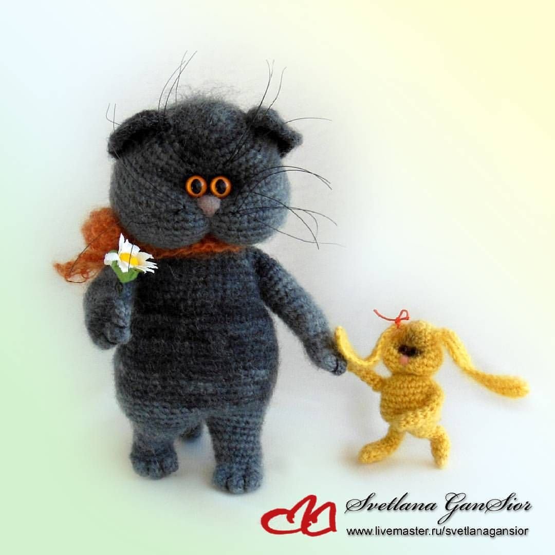 Вязаные коты Светланы Гансиор