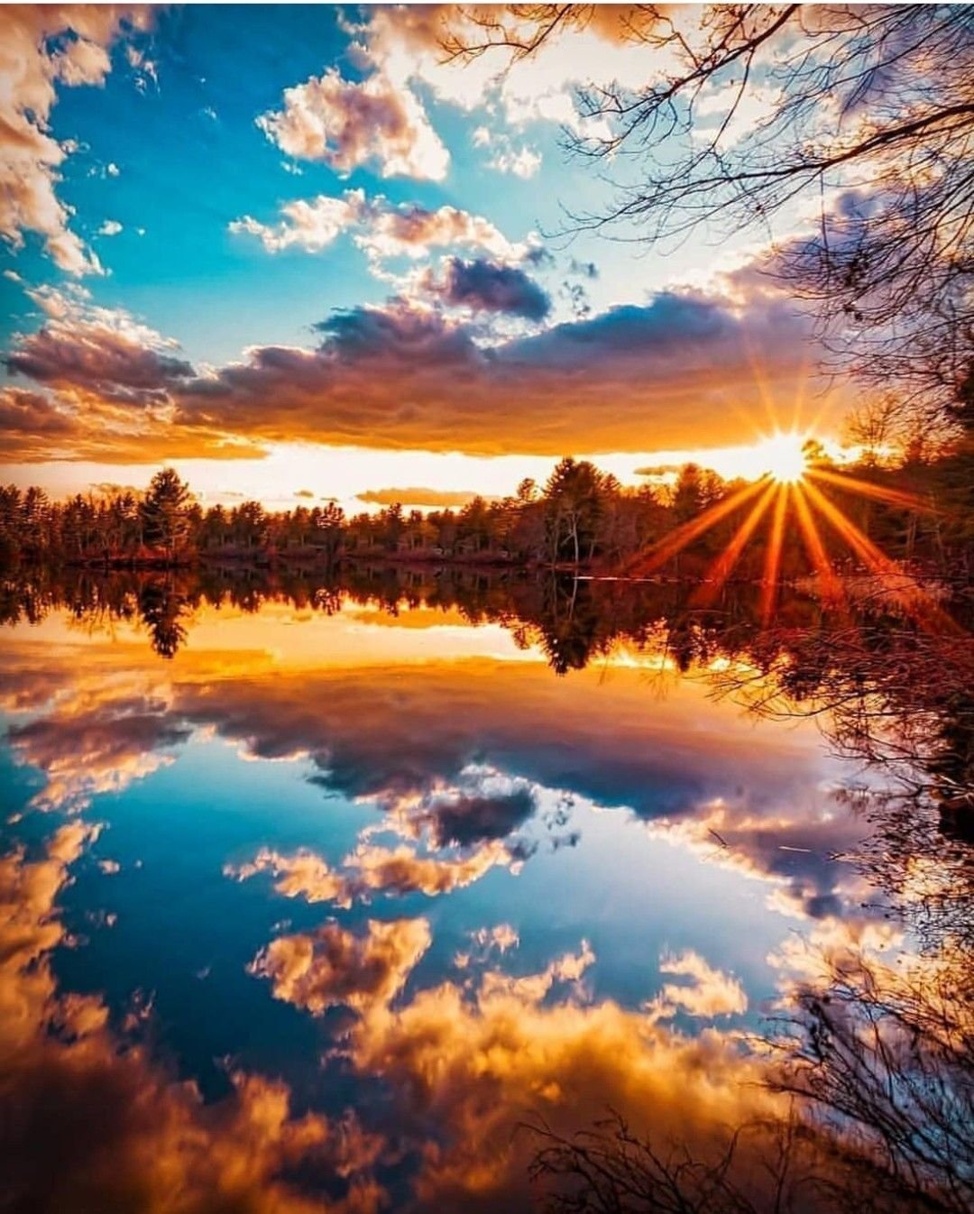 Пейзаж рассвет