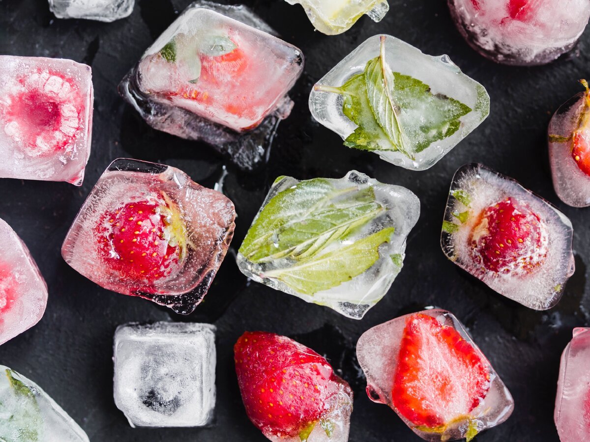 Ice заморозка фруктов