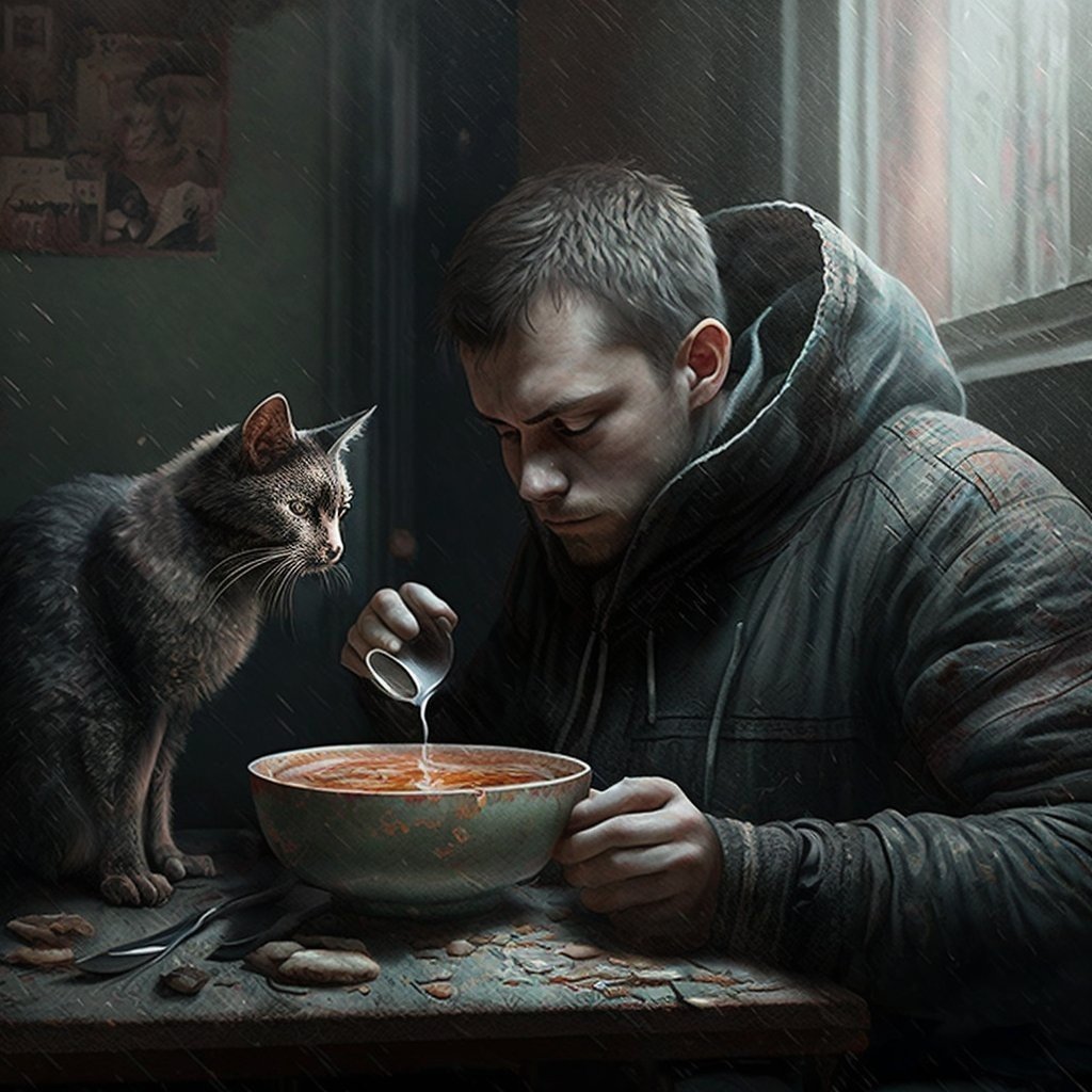 Котики и люди кафе