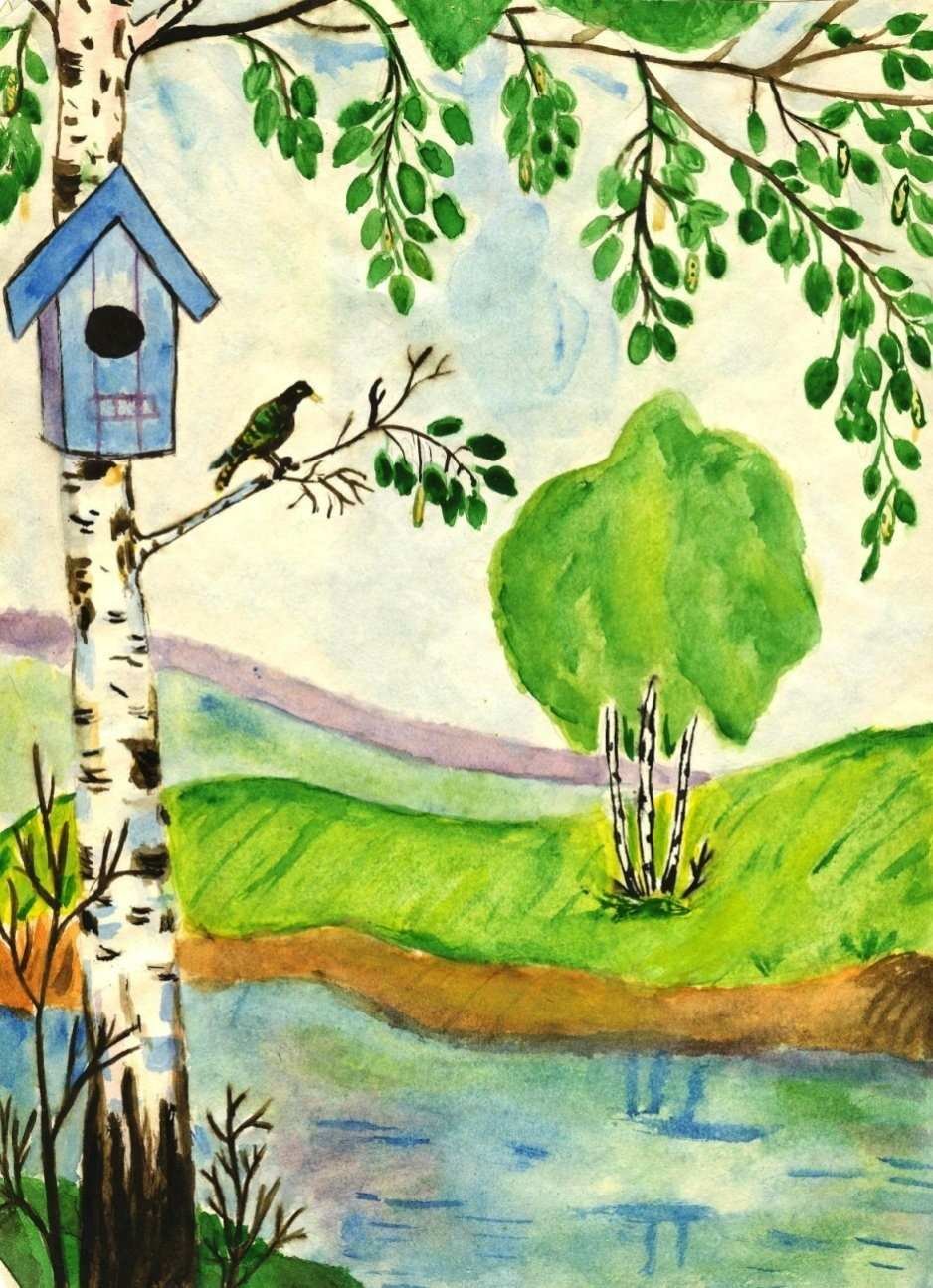 Рисунок на тему природа