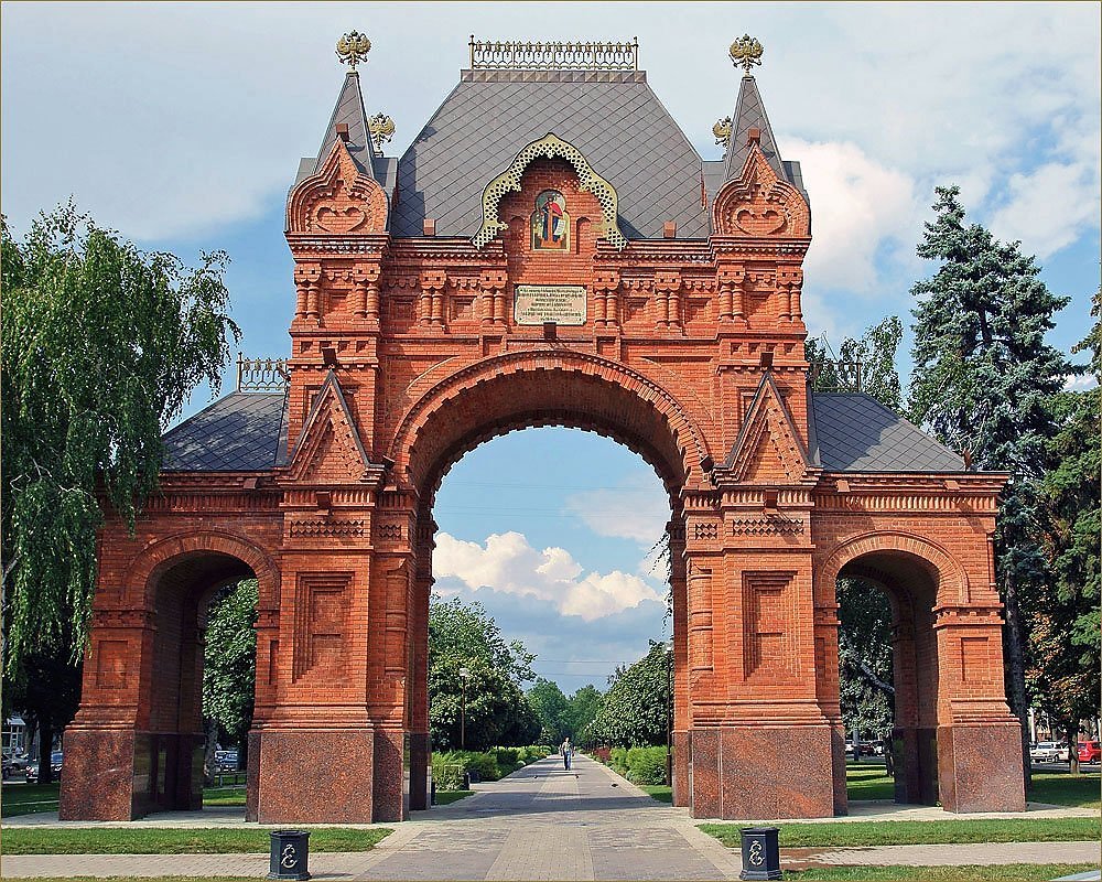 Александровская Триумфальная арка (царские ворота), Краснодар