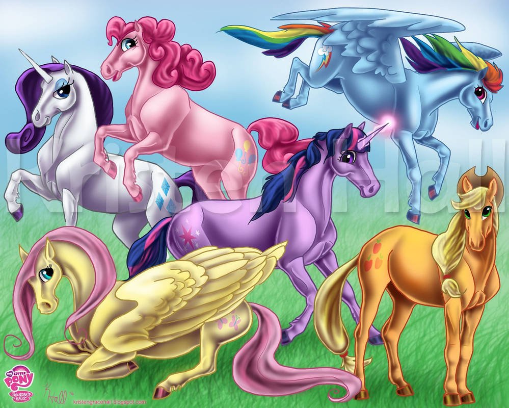 Лошадки пони из my little Pony