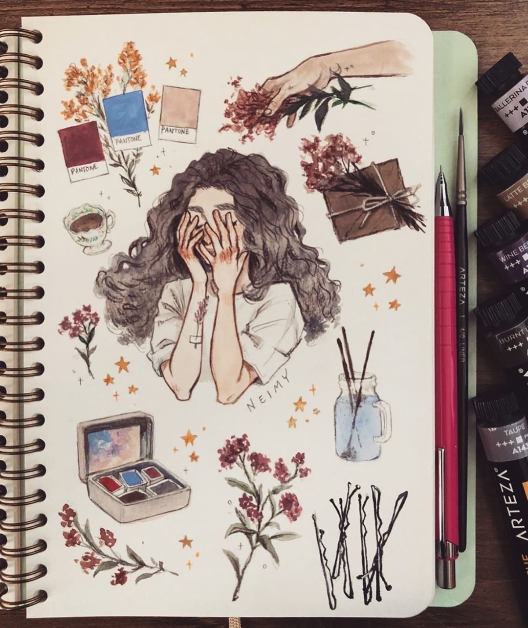 Рисунки для скетчбука