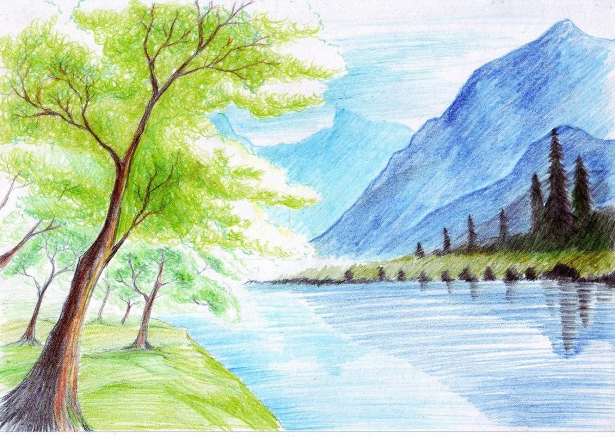 Пейзажи для рисования