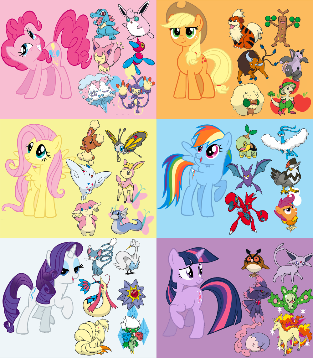Герои мультика my little Pony
