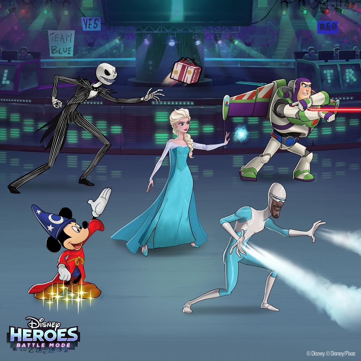 Disney Heroes Battle Mode герои