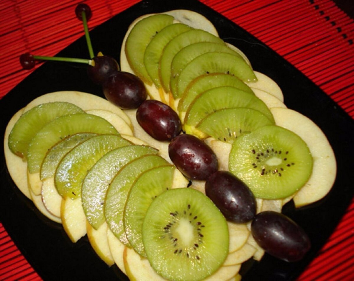 Красивые нарезки из фруктов