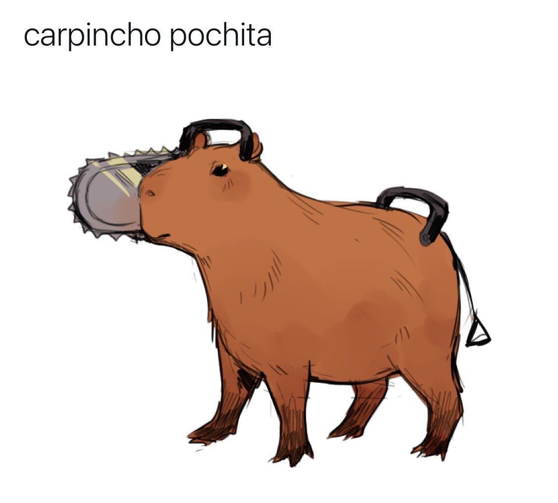 Capybara Chainsaw