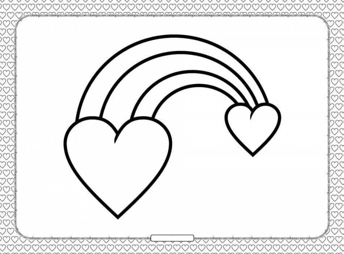 Heart раскраска for Kids