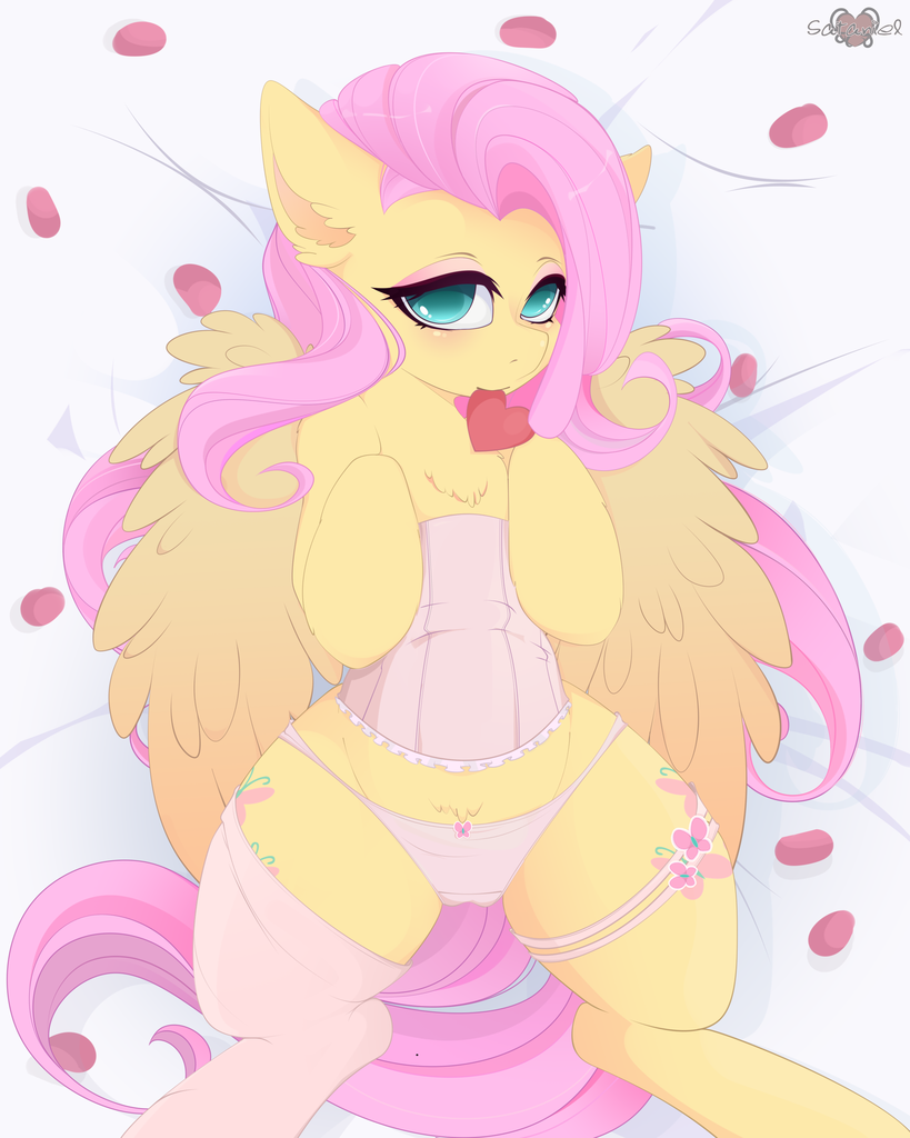 Флаттершай r34