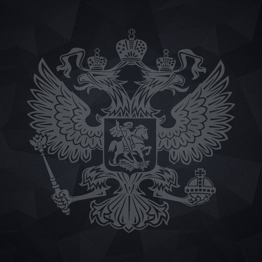 Герб на черном фоне