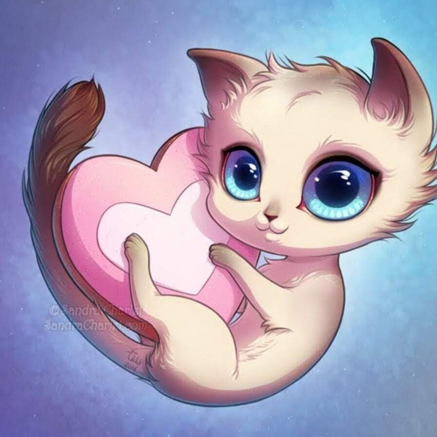 Котики мультяшные