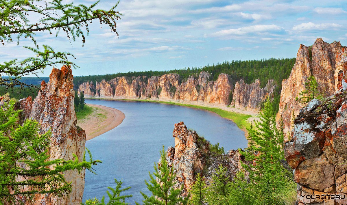 Река Амга Якутия